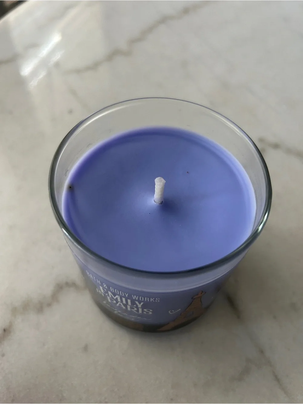 Bath & Body Works Lavender Luxe Purple Scented Candle